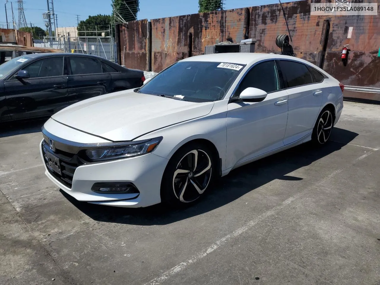 2020 Honda Accord Sport VIN: 1HGCV1F35LA089148 Lot: 70181624