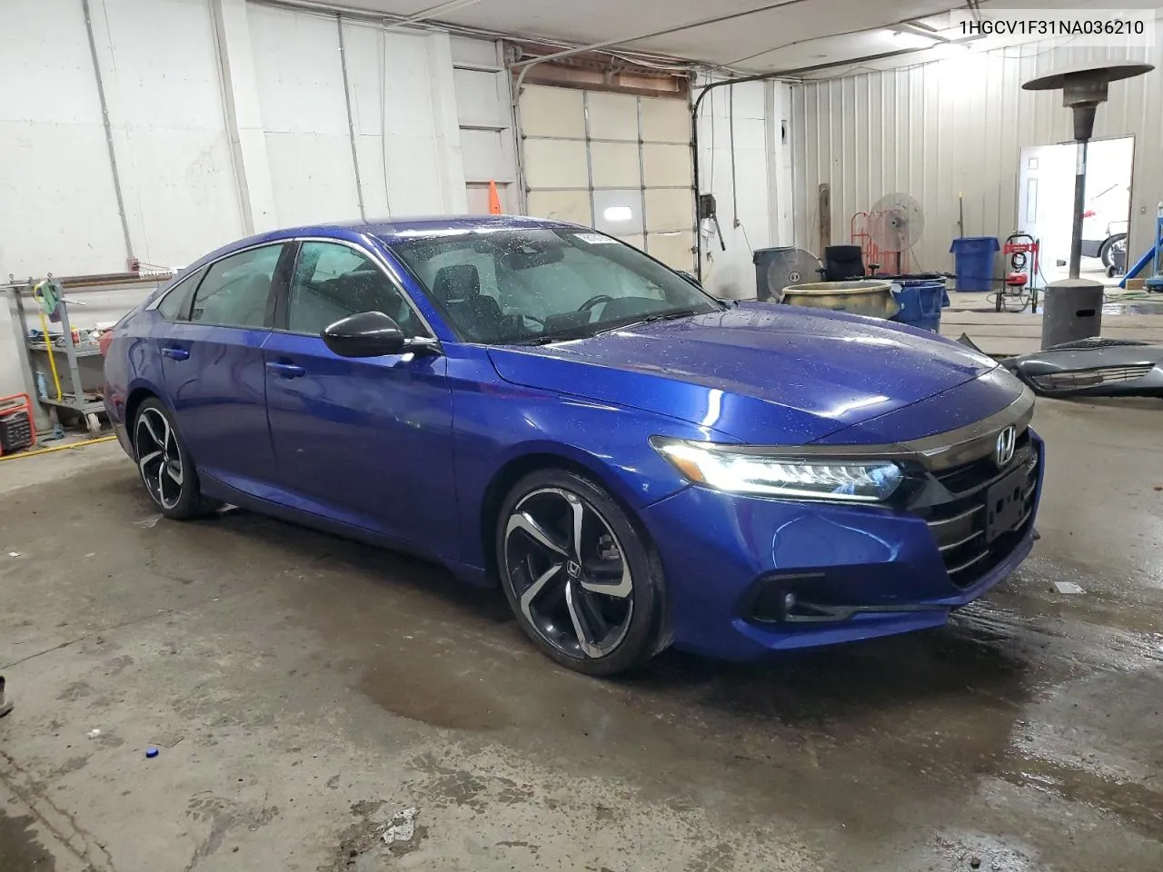 2022 Honda Accord Sport VIN: 1HGCV1F31NA036210 Lot: 68181994