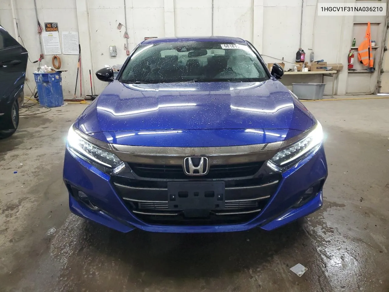 2022 Honda Accord Sport VIN: 1HGCV1F31NA036210 Lot: 68181994