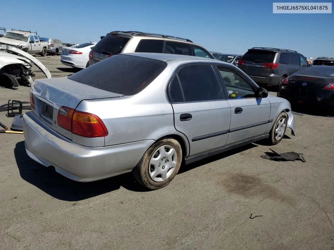 1999 Honda Civic Lx VIN: 1HGEJ6575XL041875 Lot: 71098084