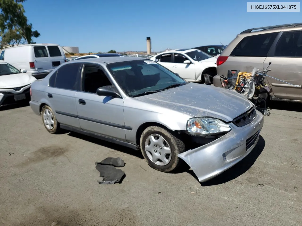 1999 Honda Civic Lx VIN: 1HGEJ6575XL041875 Lot: 71098084