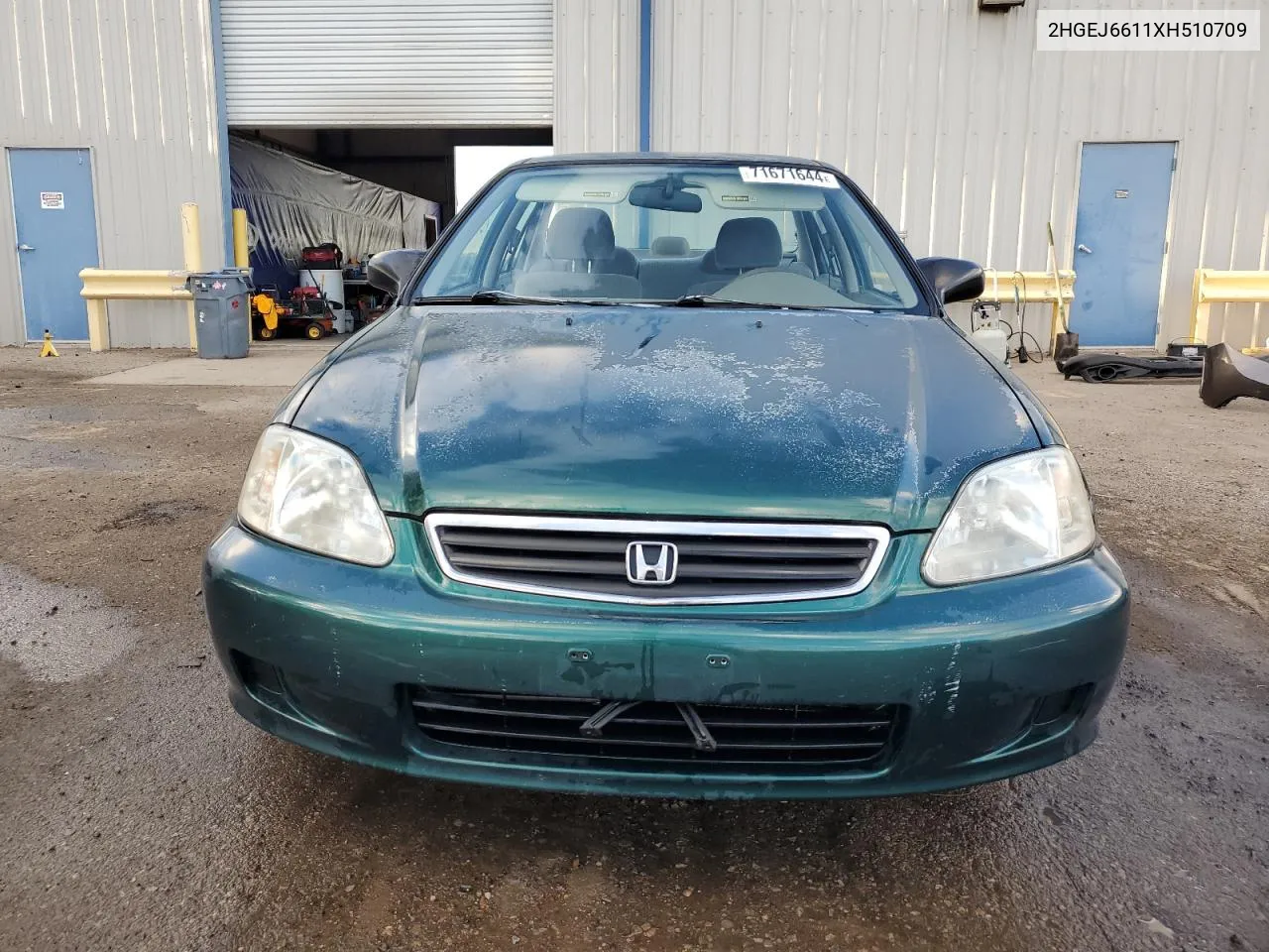 1999 Honda Civic Base VIN: 2HGEJ6611XH510709 Lot: 71671644