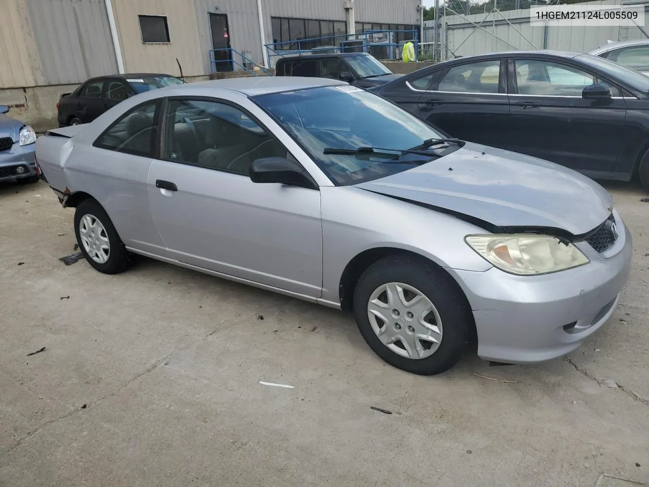 2004 Honda Civic Dx Vp VIN: 1HGEM21124L005509 Lot: 66339284