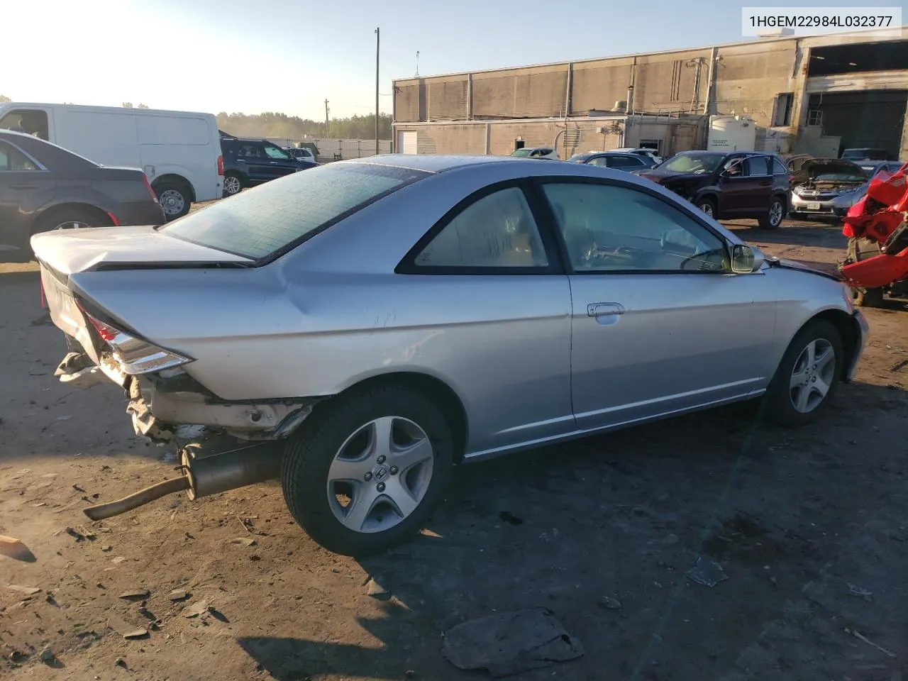 2004 Honda Civic Ex VIN: 1HGEM22984L032377 Lot: 70025964