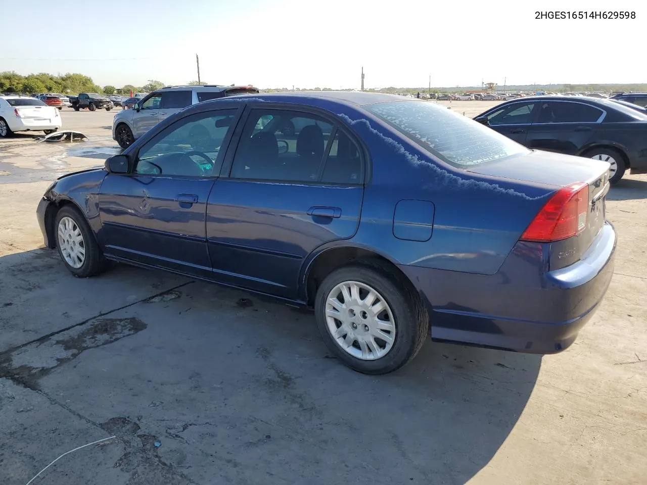 2004 Honda Civic Lx VIN: 2HGES16514H629598 Lot: 71266054