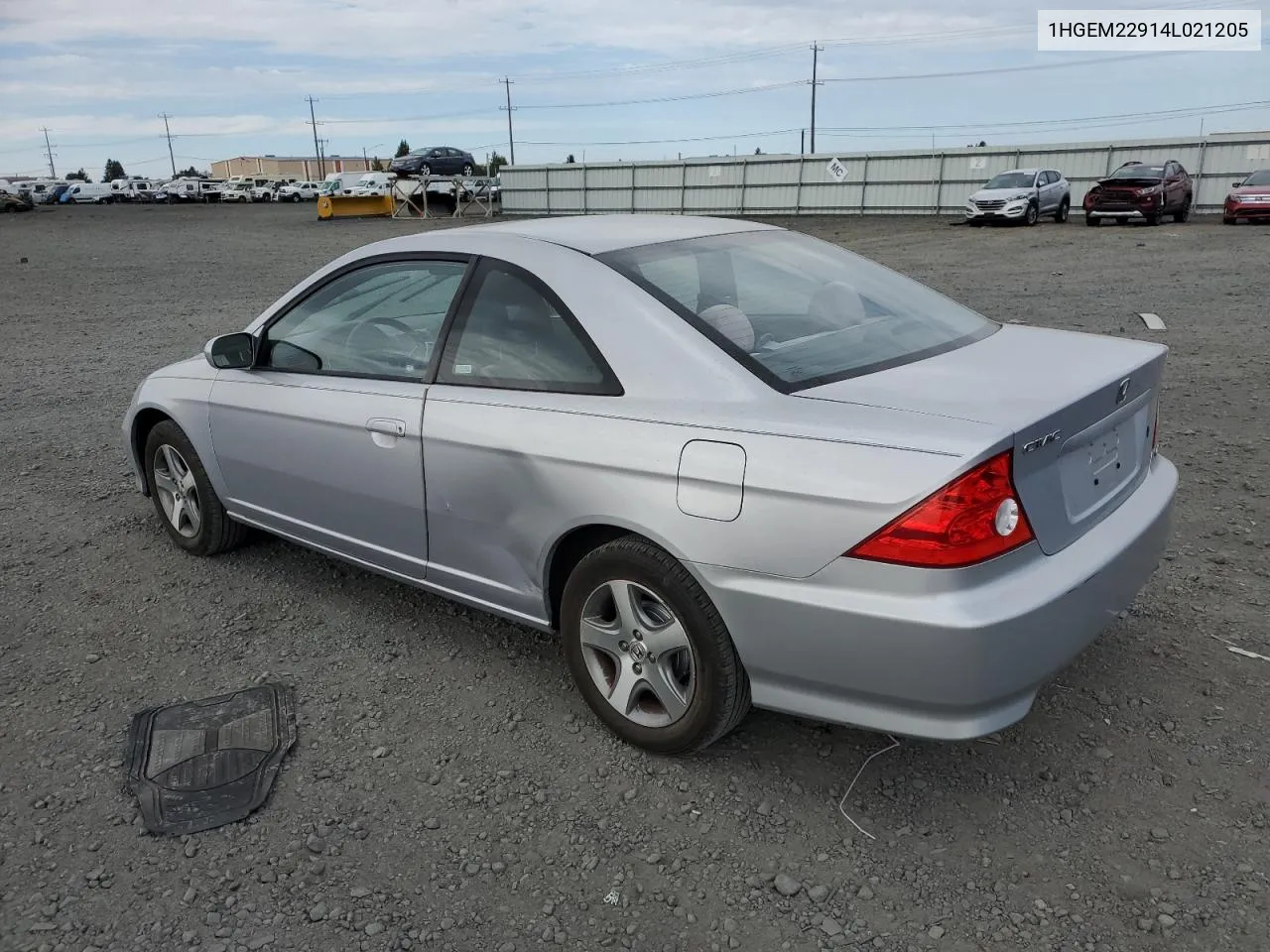 2004 Honda Civic Ex VIN: 1HGEM22914L021205 Lot: 72205644