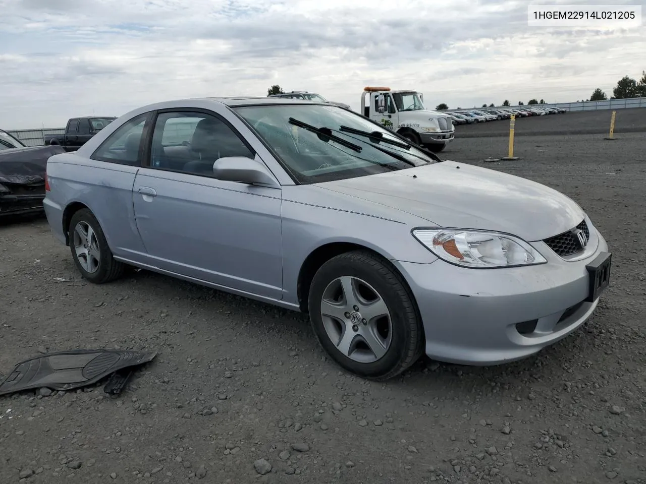 1HGEM22914L021205 2004 Honda Civic Ex