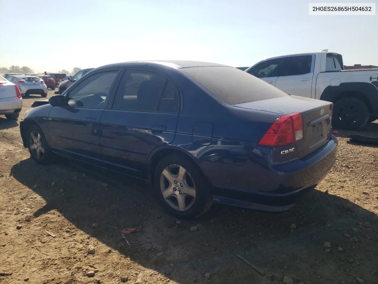 2005 Honda Civic Ex VIN: 2HGES26865H504632 Lot: 70604904