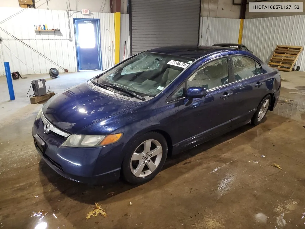 2007 Honda Civic Ex VIN: 1HGFA16857L127153 Lot: 71246874