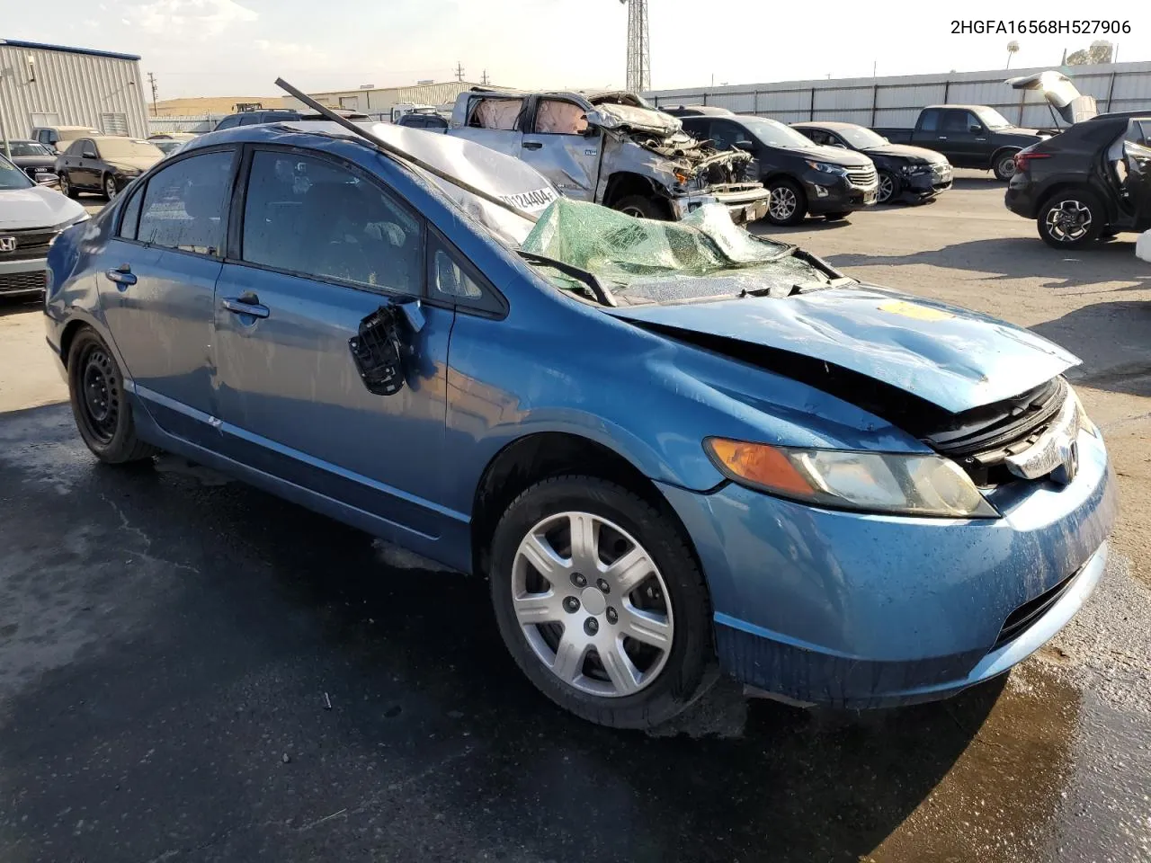 2008 Honda Civic Lx VIN: 2HGFA16568H527906 Lot: 70124404