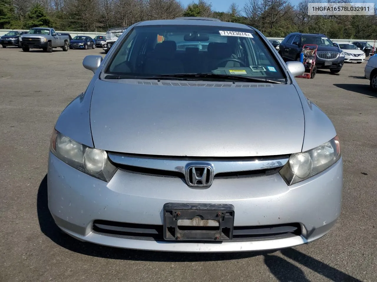 2008 Honda Civic Lx VIN: 1HGFA16578L032911 Lot: 71423074