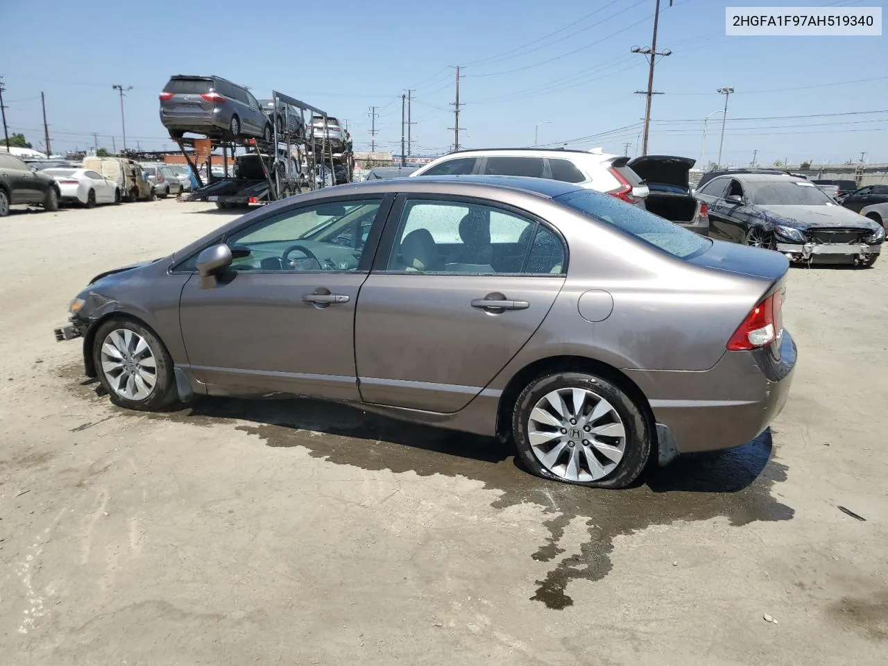 2HGFA1F97AH519340 2010 Honda Civic Exl