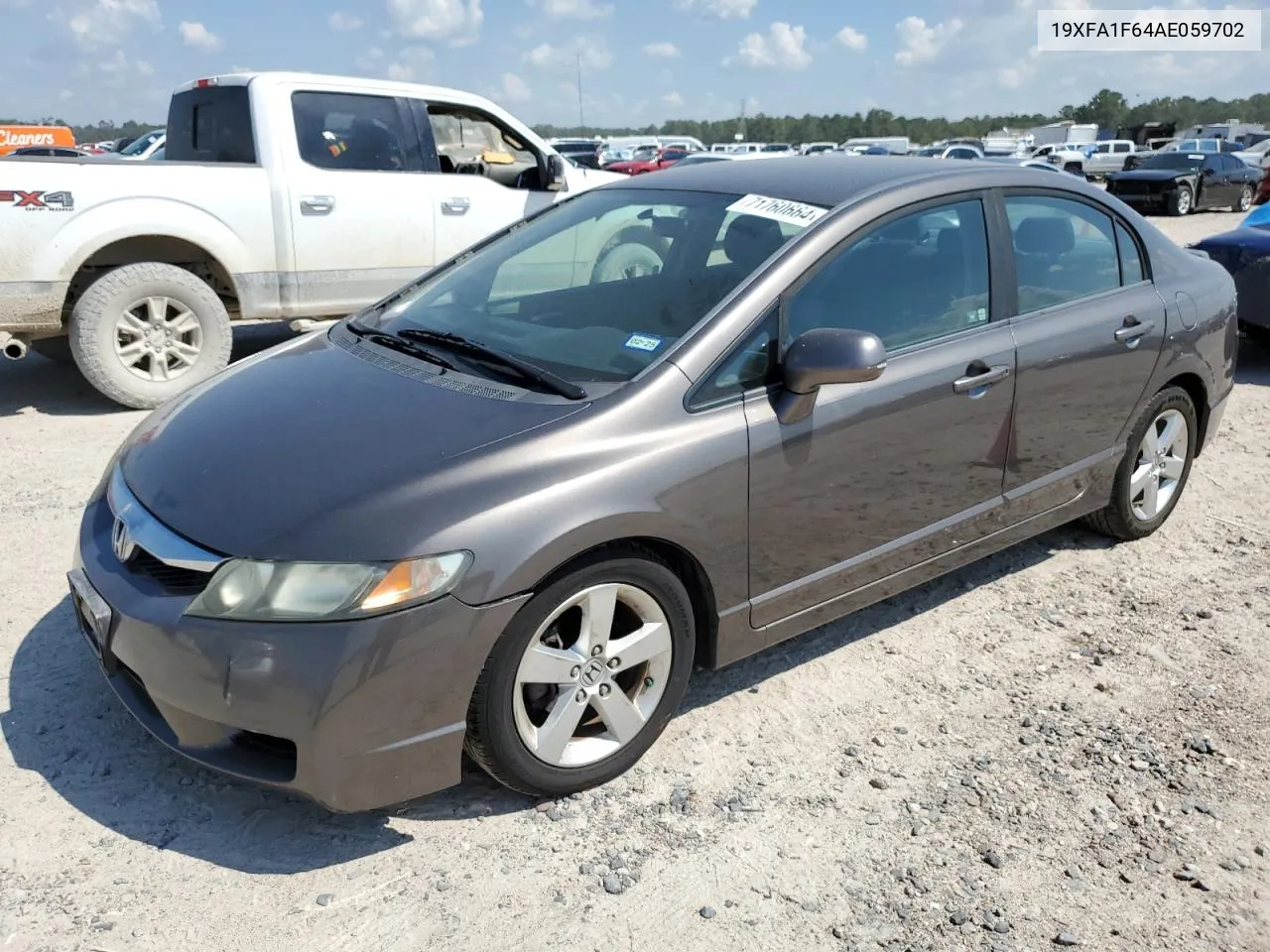 2010 Honda Civic Lx-S VIN: 19XFA1F64AE059702 Lot: 71760664