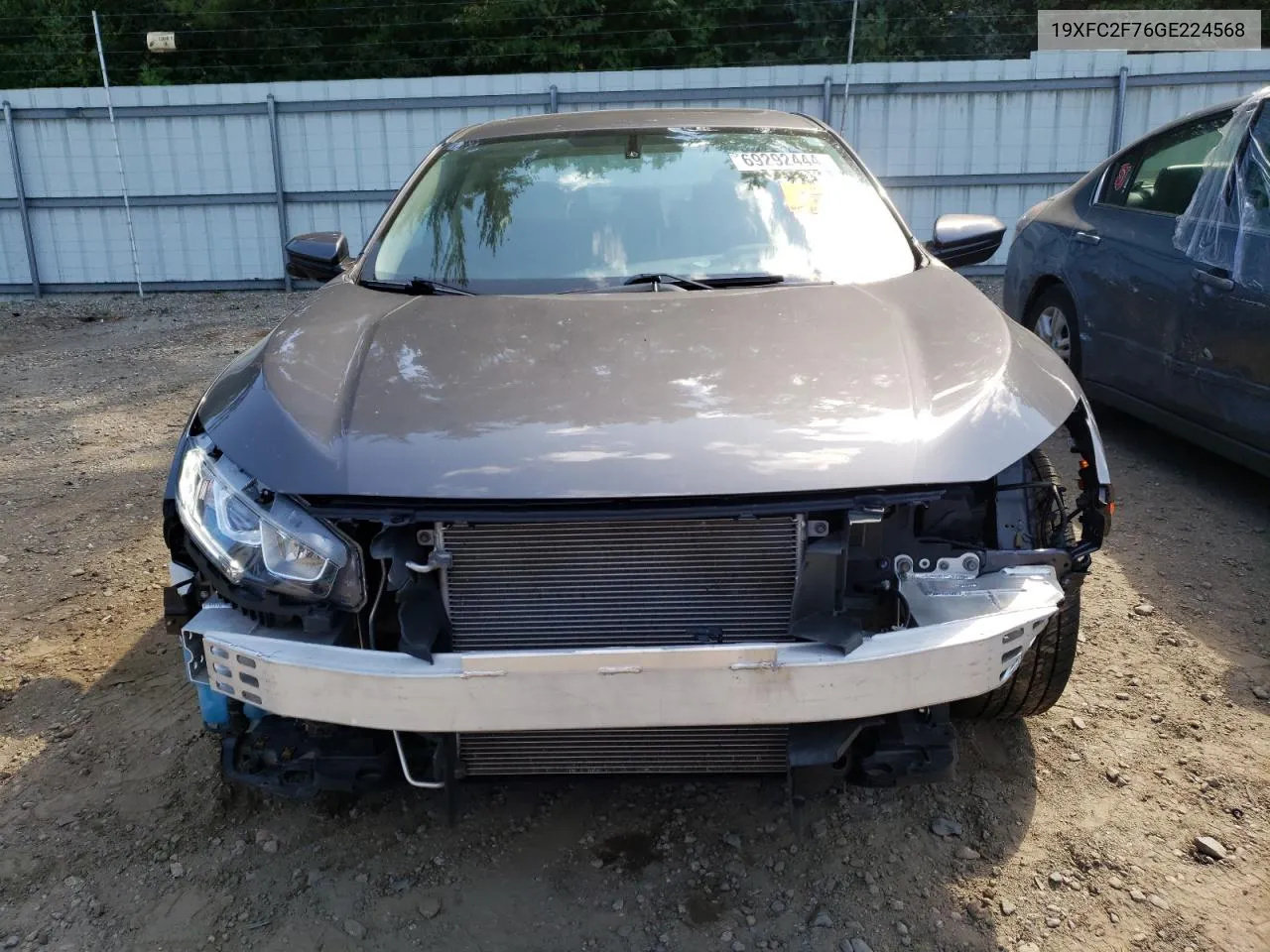 19XFC2F76GE224568 2016 Honda Civic Ex