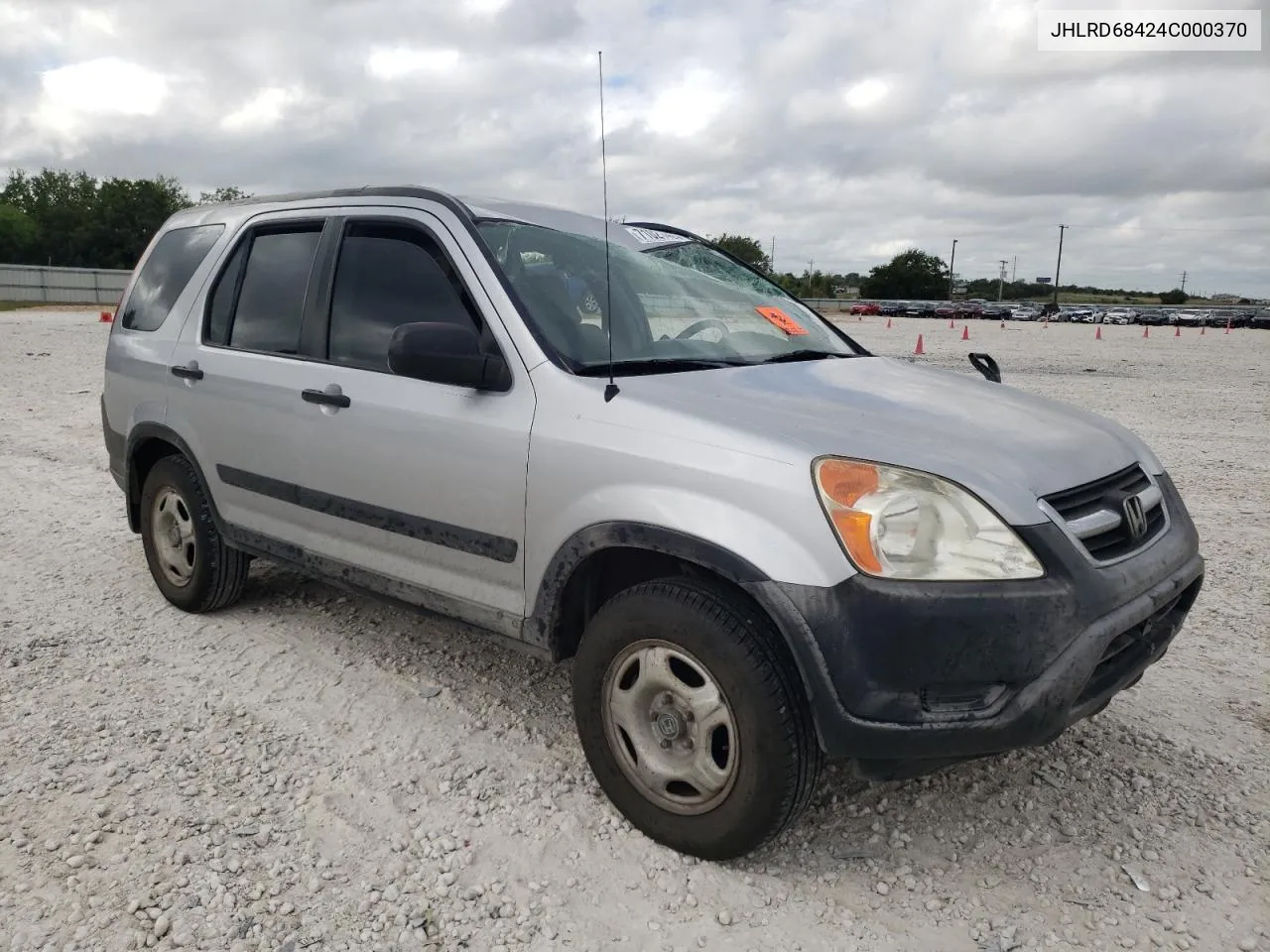 2004 Honda Cr-V Lx VIN: JHLRD68424C000370 Lot: 71021424