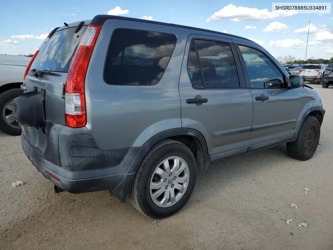 2005 Honda Cr-V Ex VIN: SHSRD78885U334891 Lot: 71243464