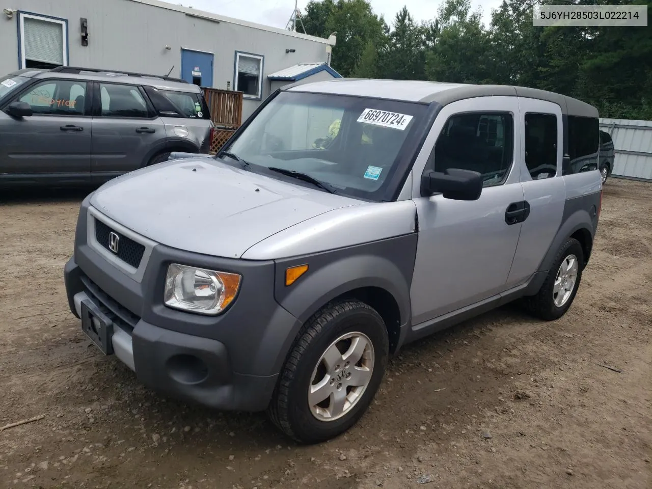 2003 Honda Element Ex VIN: 5J6YH28503L022214 Lot: 66970724