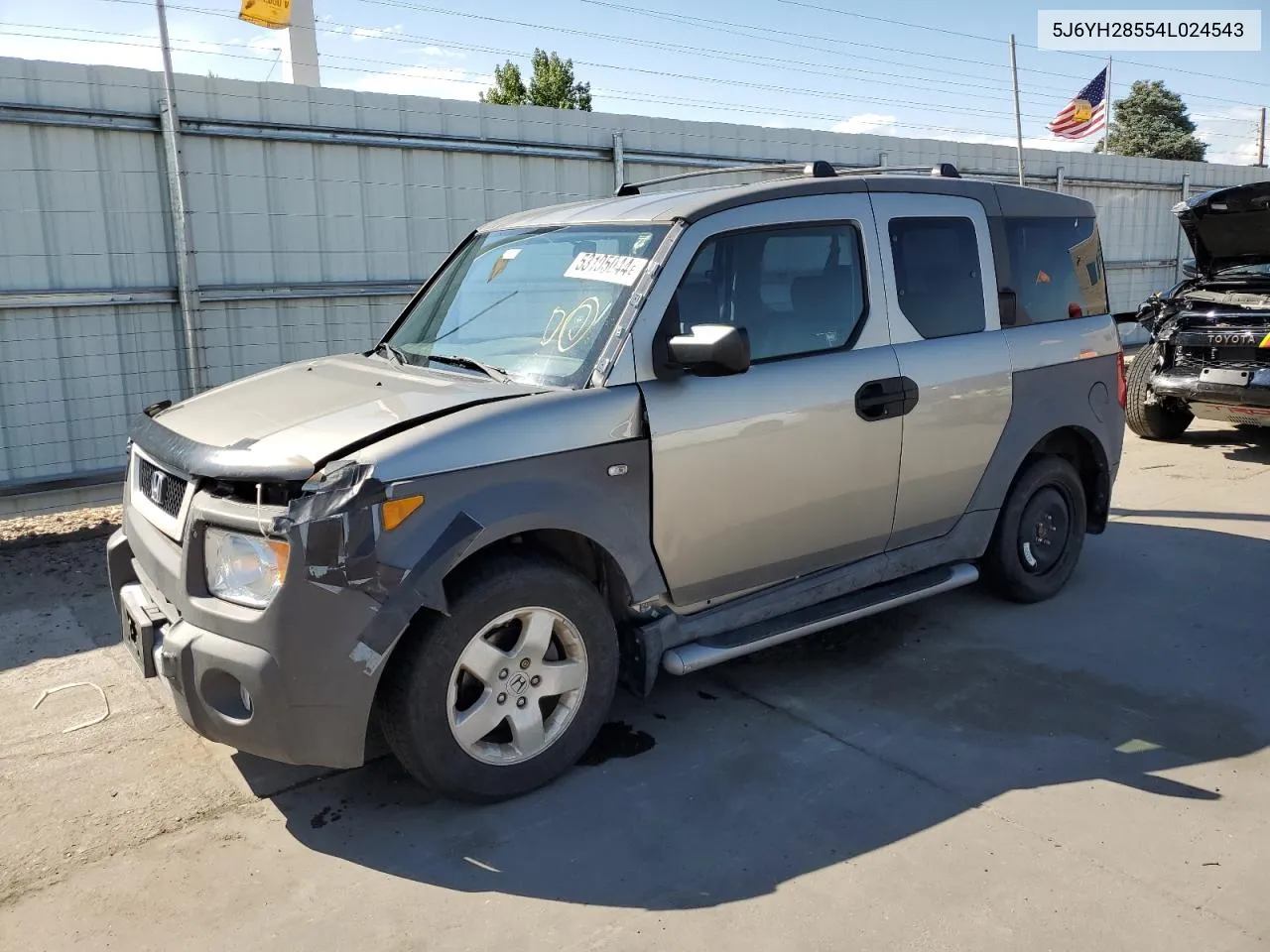 2004 Honda Element Ex VIN: 5J6YH28554L024543 Lot: 53105044