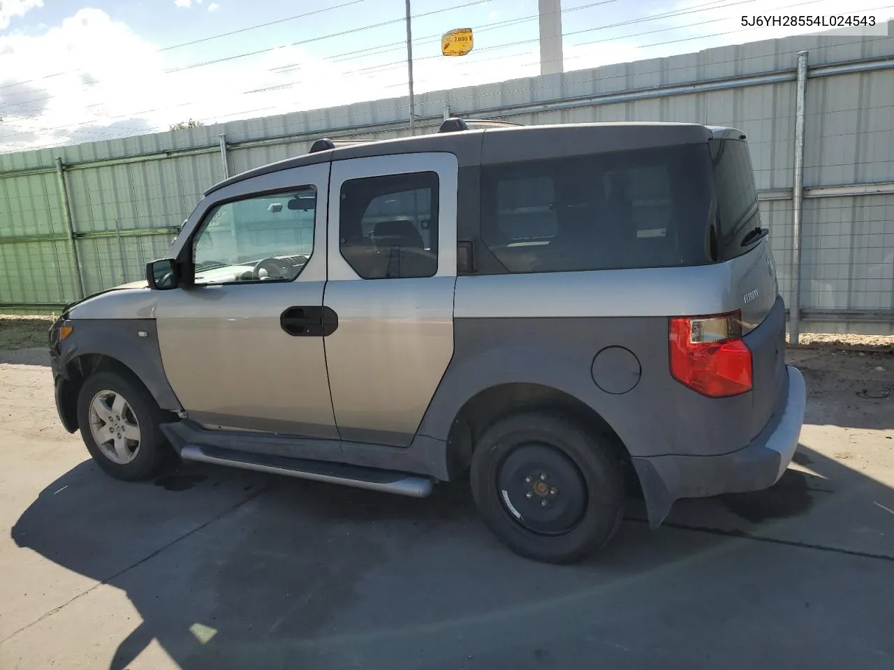 2004 Honda Element Ex VIN: 5J6YH28554L024543 Lot: 53105044