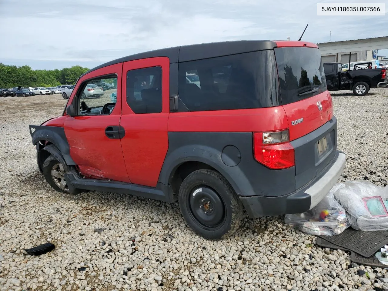 2005 Honda Element Ex VIN: 5J6YH18635L007566 Lot: 57357444