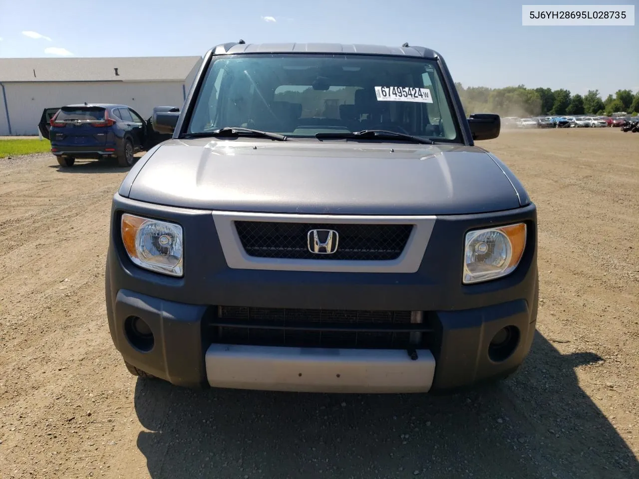 2005 Honda Element Ex VIN: 5J6YH28695L028735 Lot: 67495424