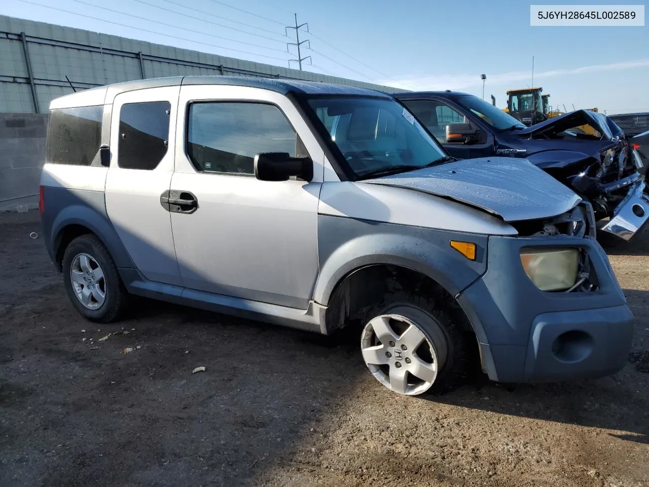 2005 Honda Element Ex VIN: 5J6YH28645L002589 Lot: 68941094