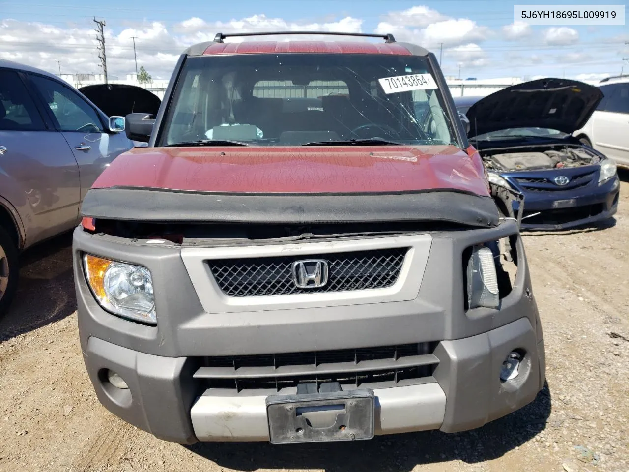 2005 Honda Element Ex VIN: 5J6YH18695L009919 Lot: 70143864