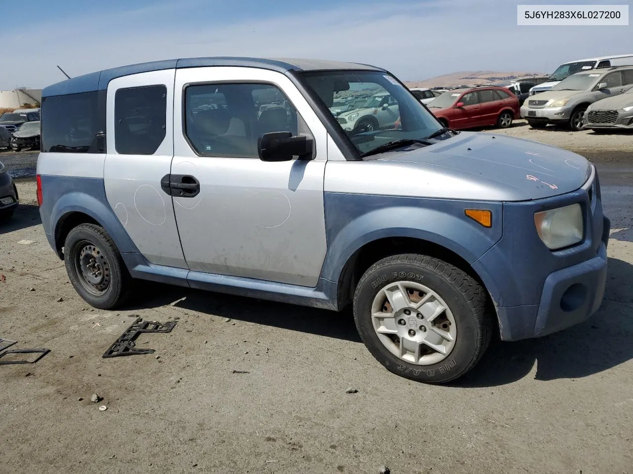 2006 Honda Element Lx VIN: 5J6YH283X6L027200 Lot: 71311364