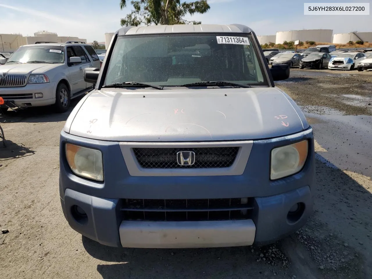 5J6YH283X6L027200 2006 Honda Element Lx