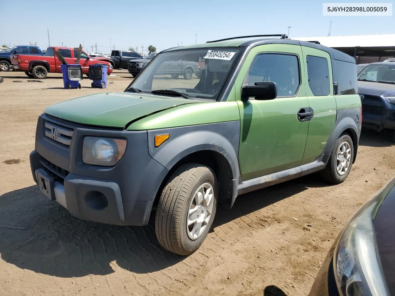 2008 Honda Element Lx VIN: 5J6YH28398L005059 Lot: 65845254