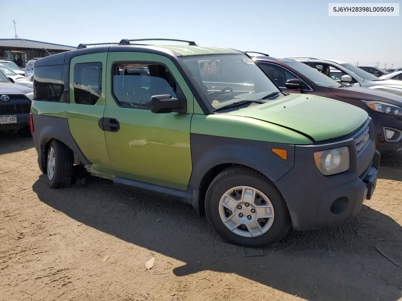 2008 Honda Element Lx VIN: 5J6YH28398L005059 Lot: 65845254