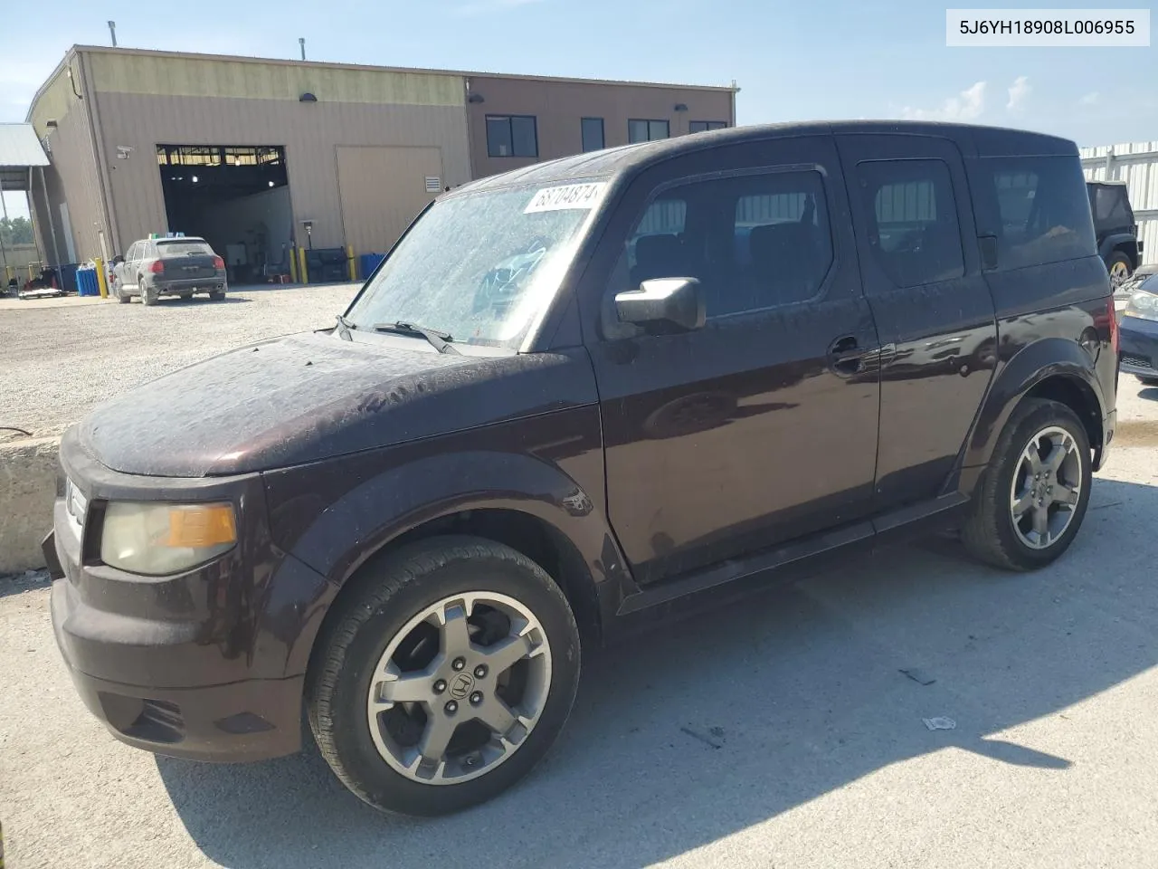 2008 Honda Element Sc VIN: 5J6YH18908L006955 Lot: 68704874