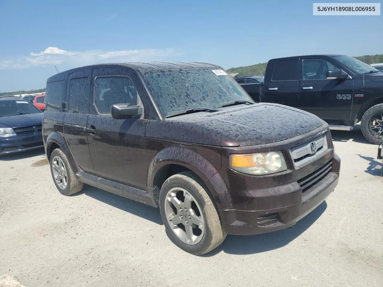 2008 Honda Element Sc VIN: 5J6YH18908L006955 Lot: 68704874