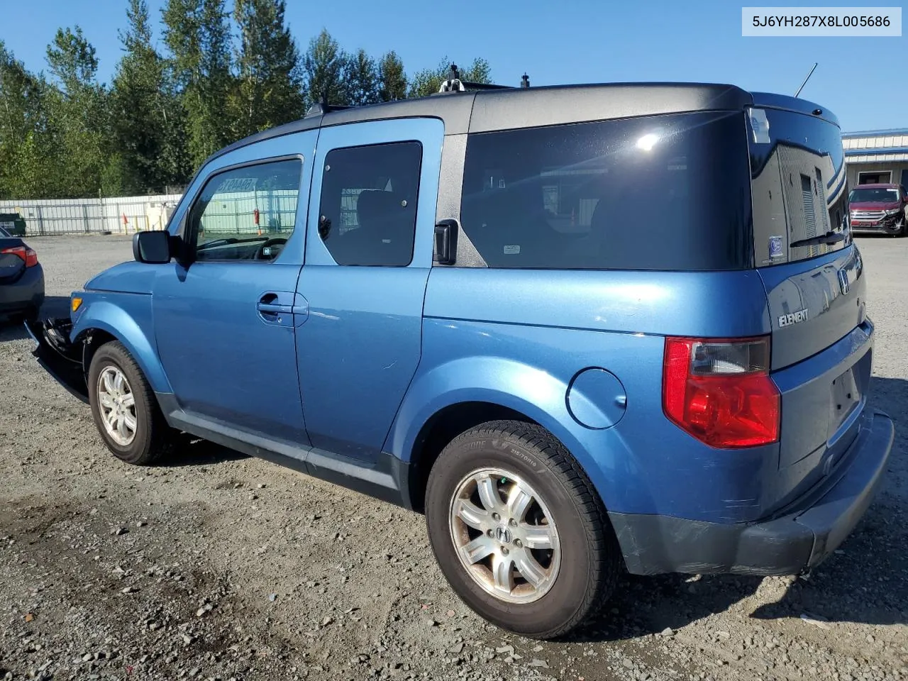 5J6YH287X8L005686 2008 Honda Element Ex