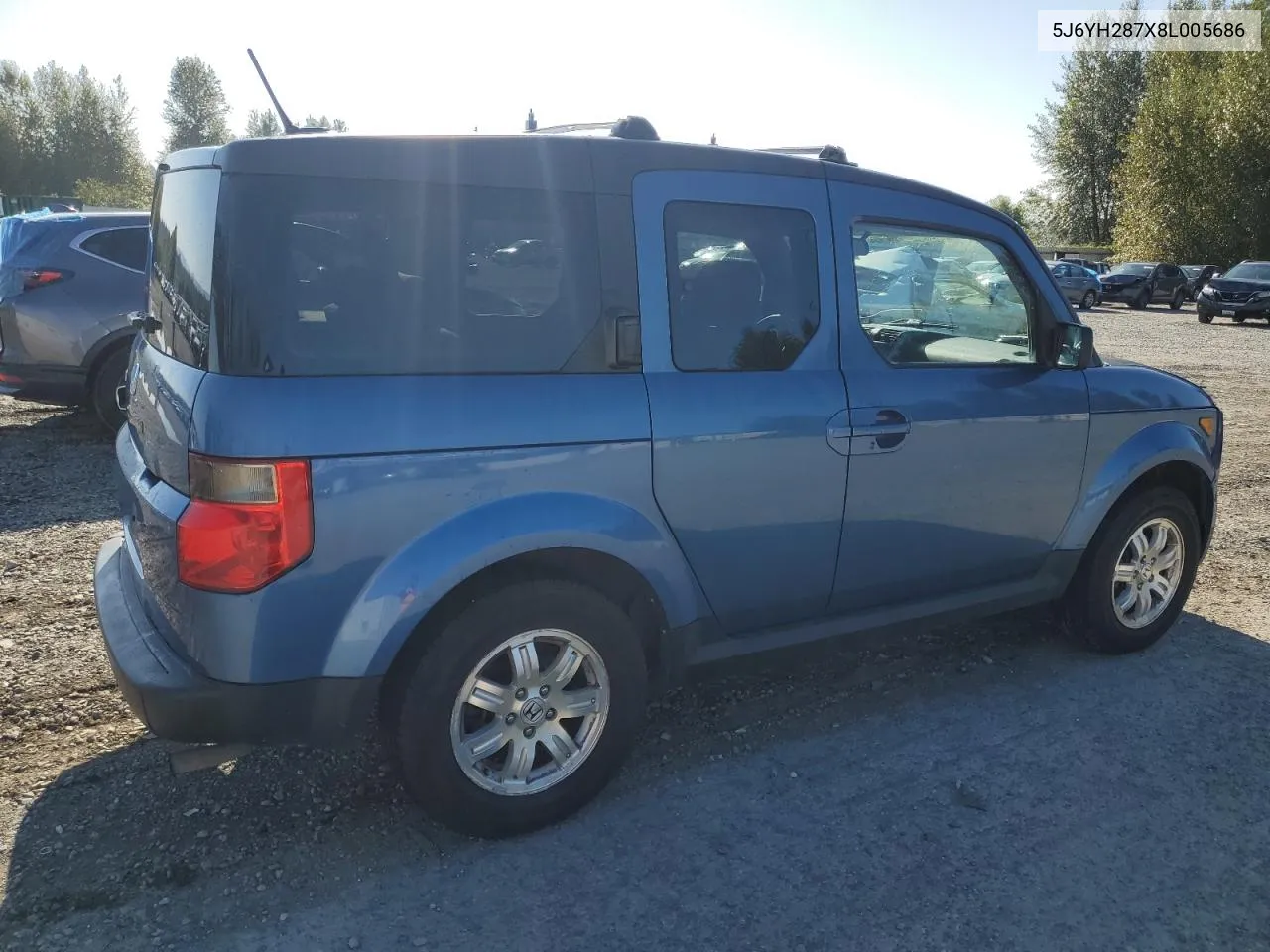 2008 Honda Element Ex VIN: 5J6YH287X8L005686 Lot: 69449134