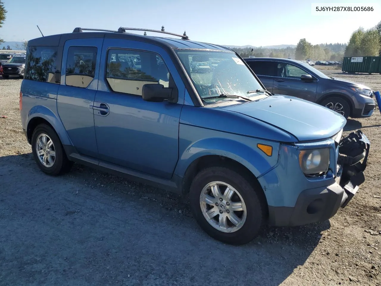 2008 Honda Element Ex VIN: 5J6YH287X8L005686 Lot: 69449134