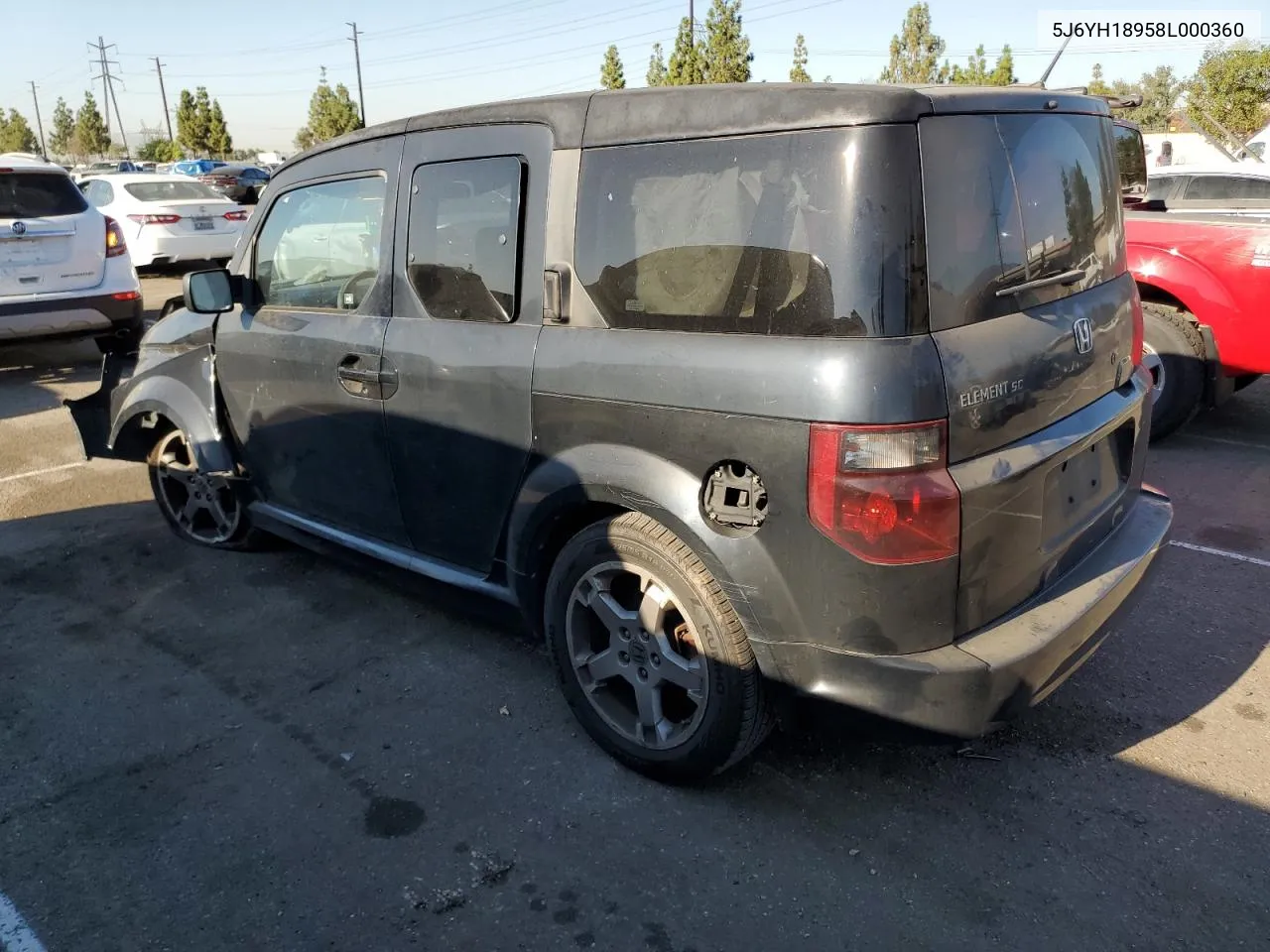 5J6YH18958L000360 2008 Honda Element Sc