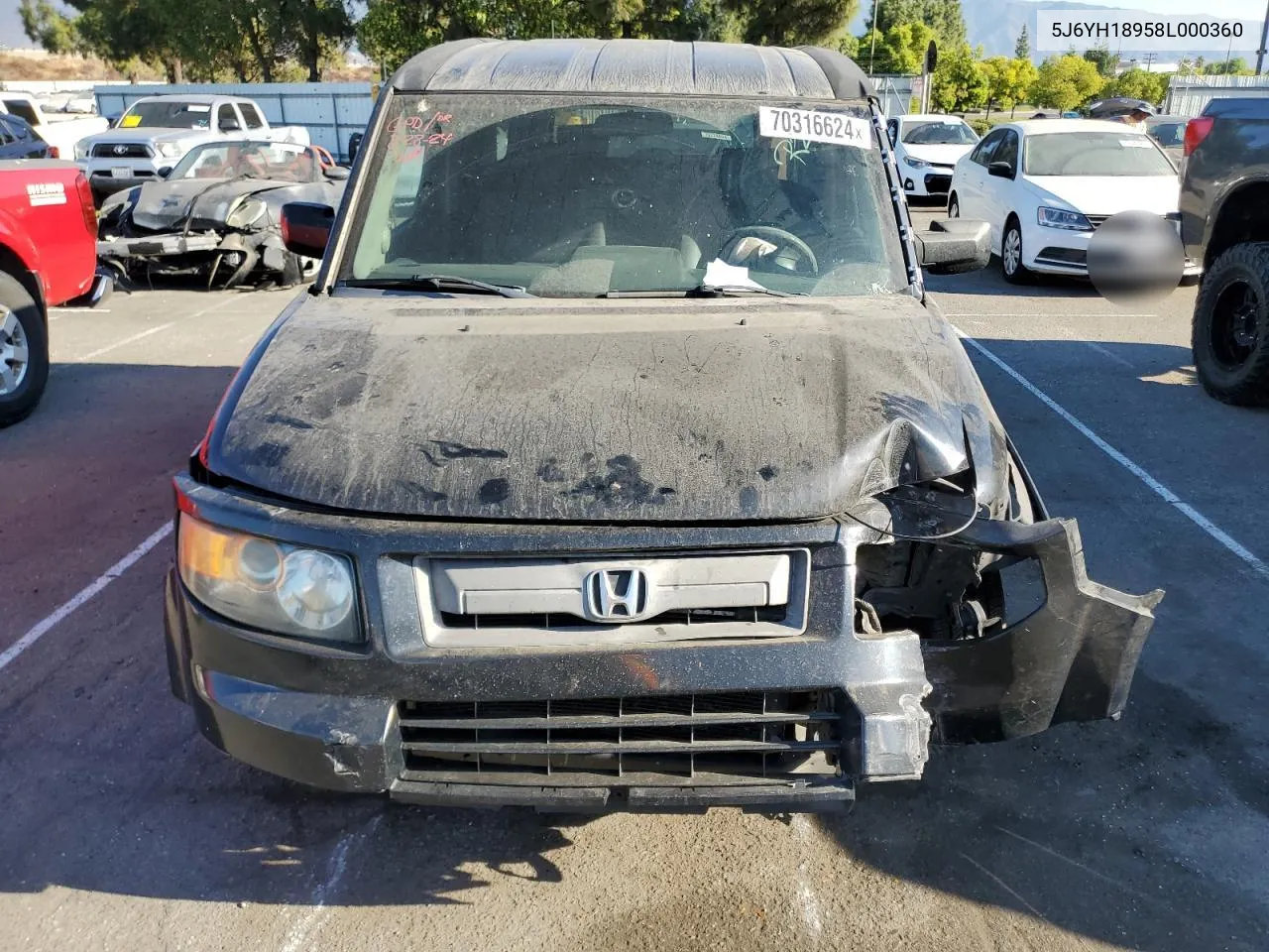 5J6YH18958L000360 2008 Honda Element Sc