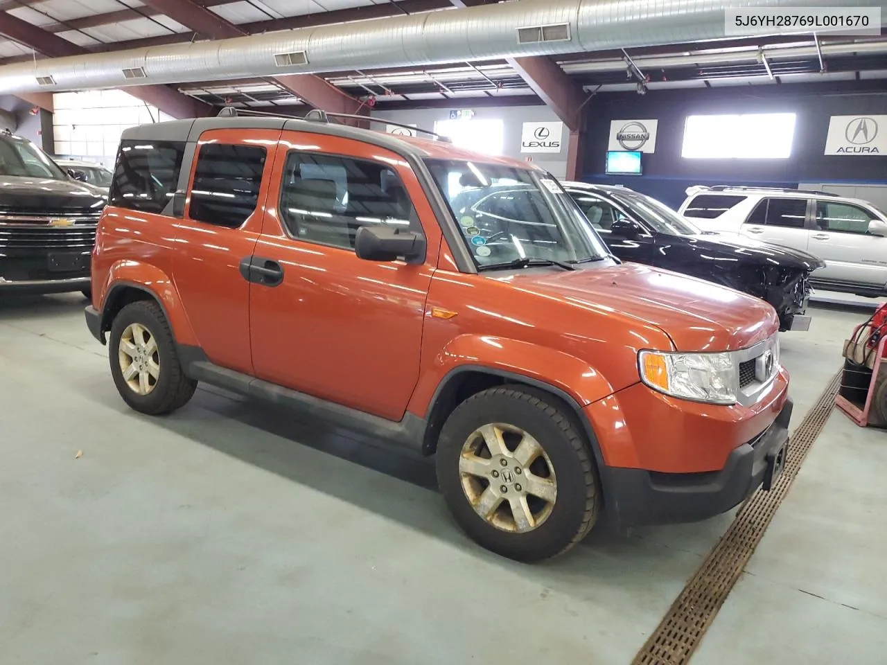 2009 Honda Element Ex VIN: 5J6YH28769L001670 Lot: 72392554