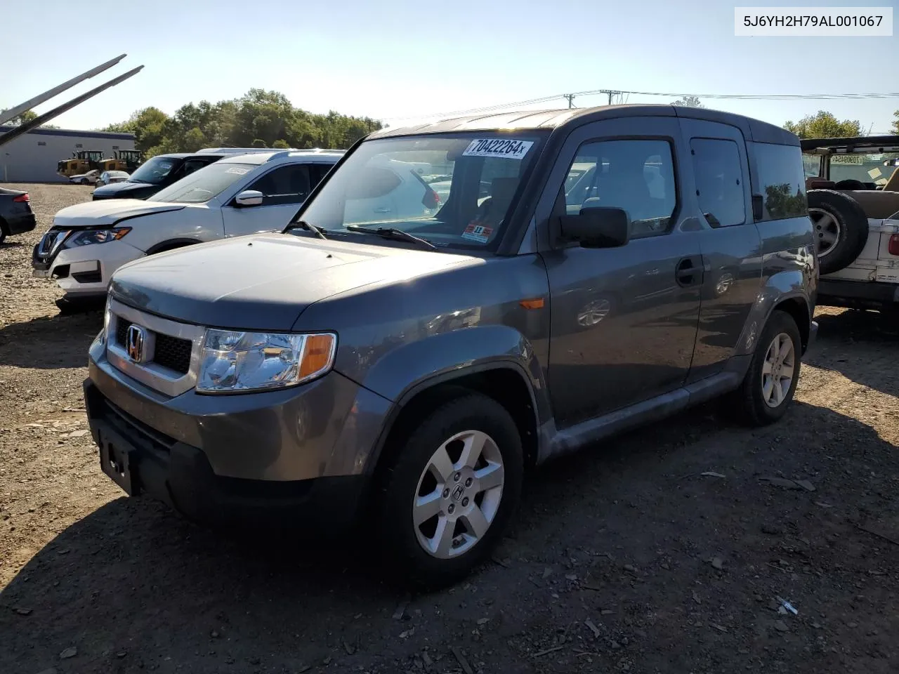 2010 Honda Element Ex VIN: 5J6YH2H79AL001067 Lot: 70422264