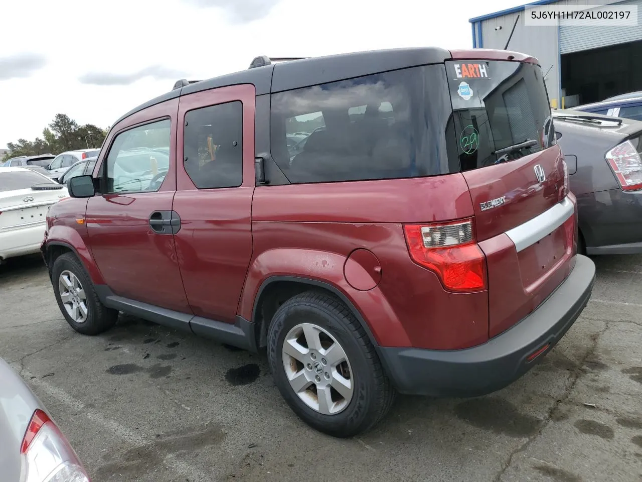 2010 Honda Element Ex VIN: 5J6YH1H72AL002197 Lot: 71309244