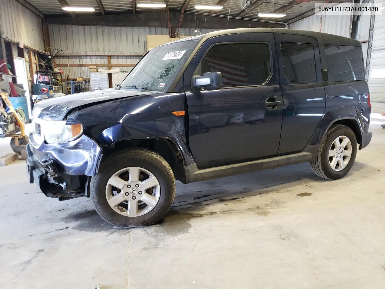 5J6YH1H73AL001480 2010 Honda Element Ex