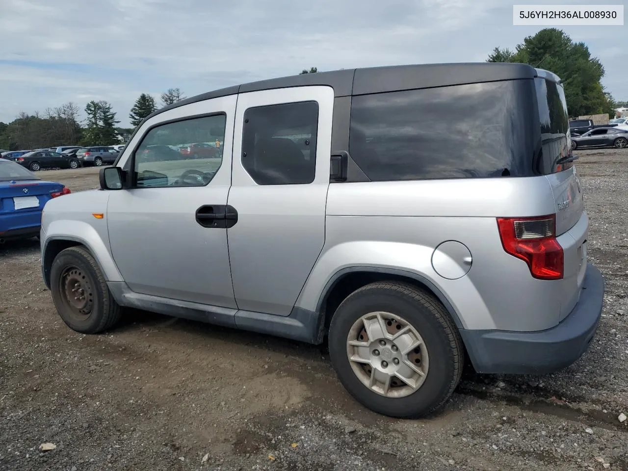 2010 Honda Element Lx VIN: 5J6YH2H36AL008930 Lot: 72310134