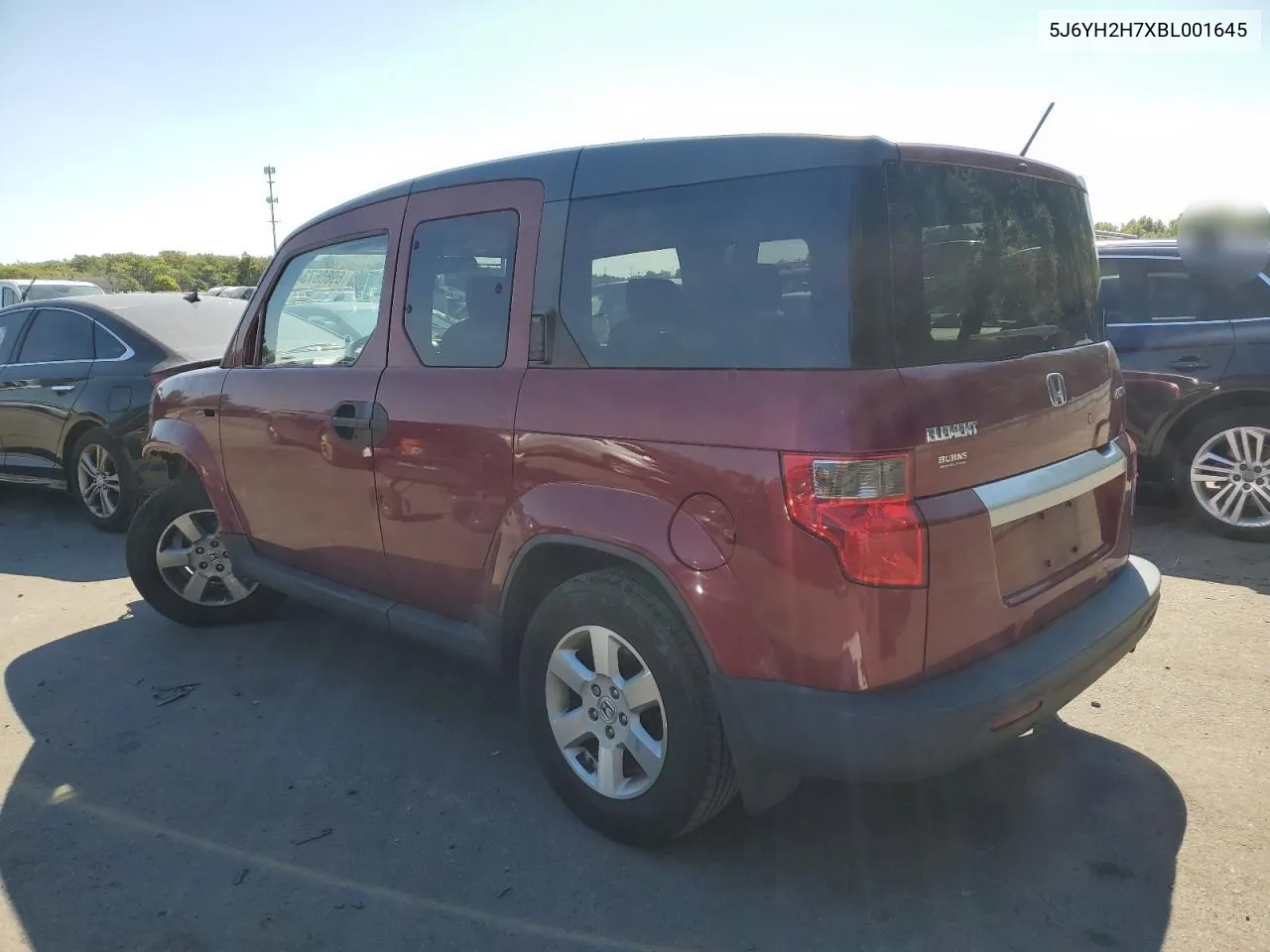 5J6YH2H7XBL001645 2011 Honda Element Ex