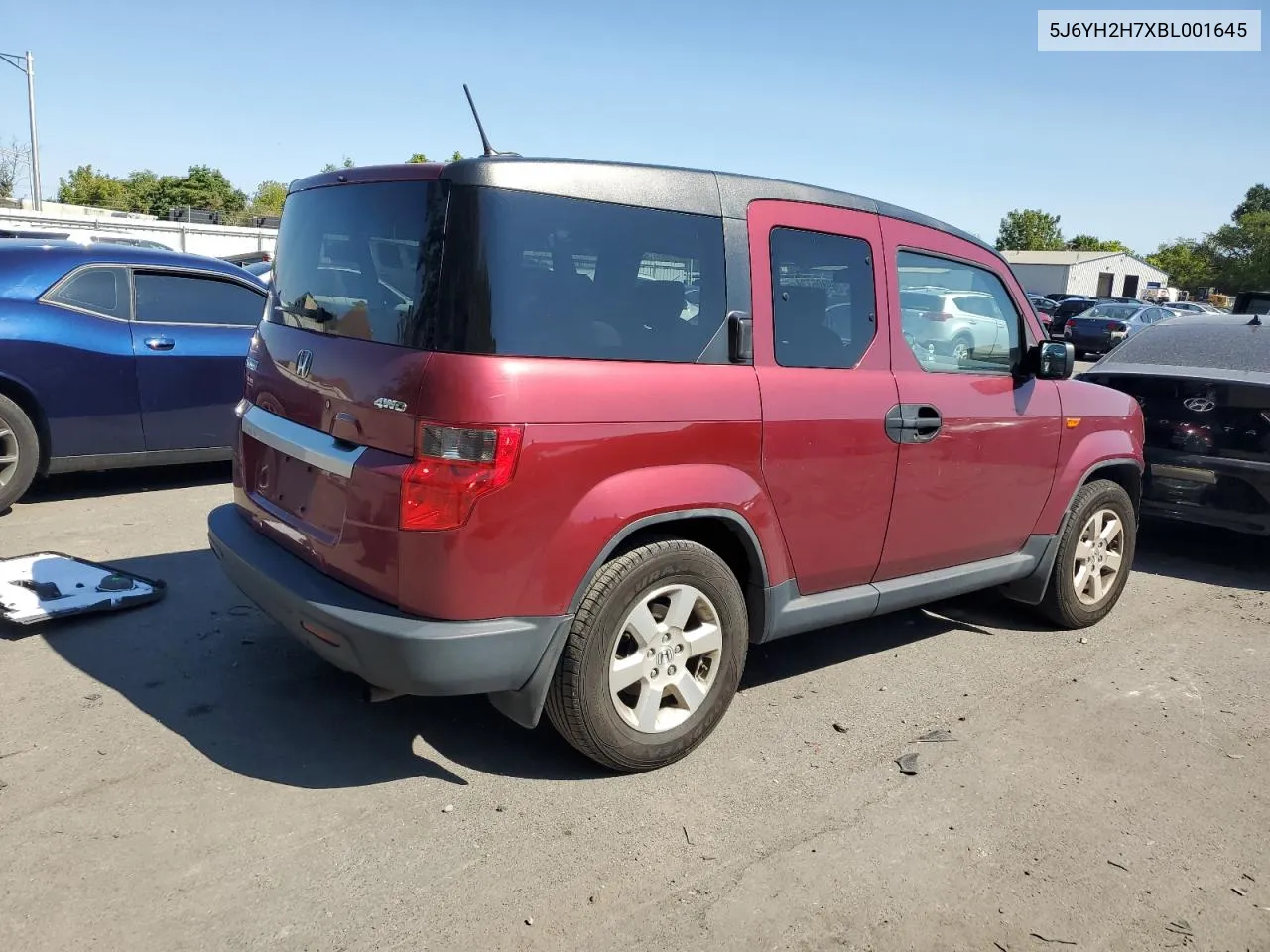 5J6YH2H7XBL001645 2011 Honda Element Ex