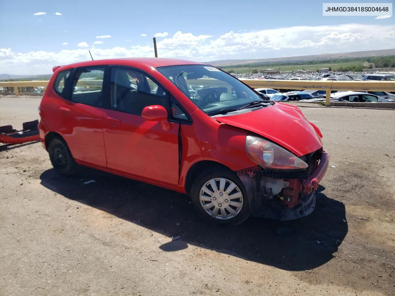 JHMGD38418S004648 2008 Honda Fit