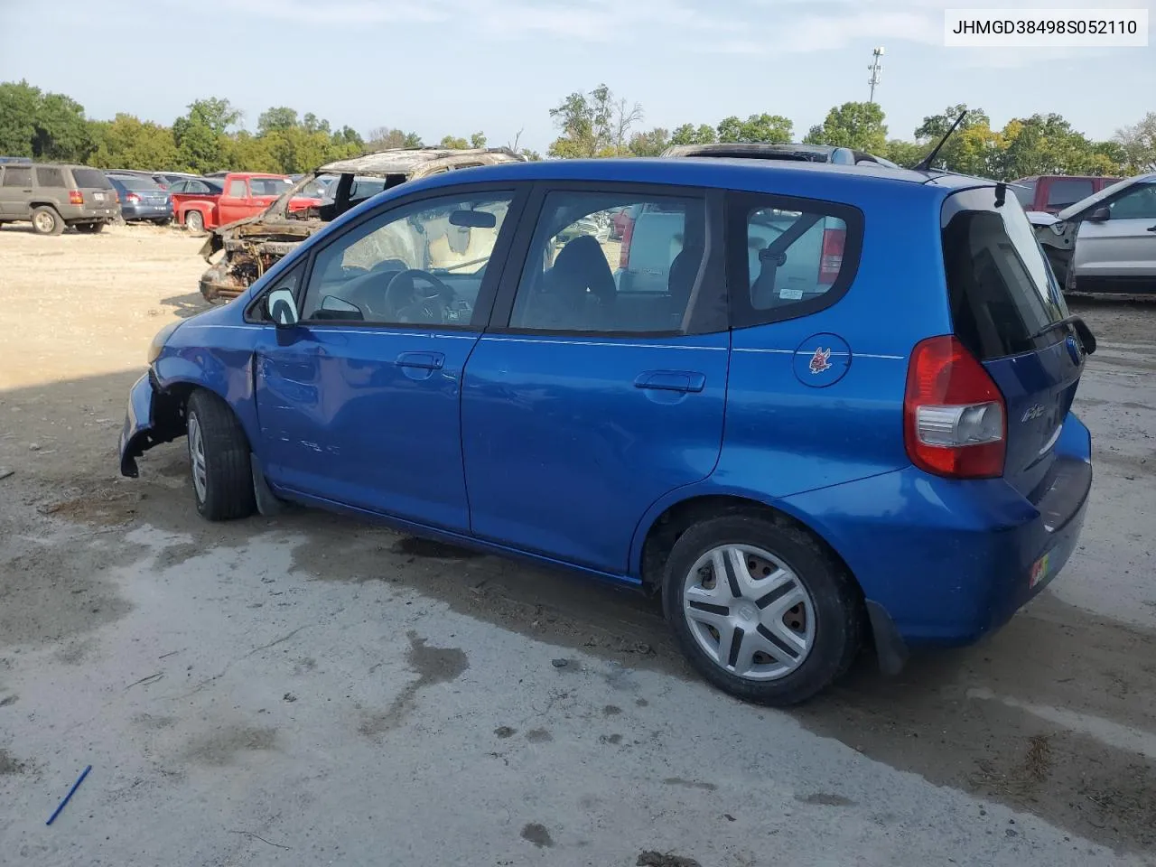 2008 Honda Fit VIN: JHMGD38498S052110 Lot: 69506904