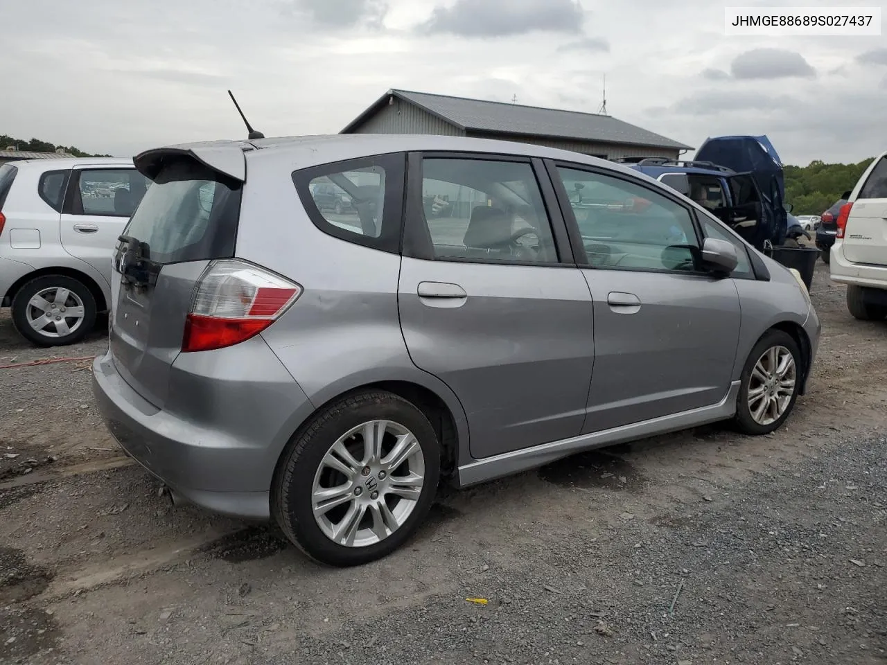 2009 Honda Fit Sport VIN: JHMGE88689S027437 Lot: 72282714