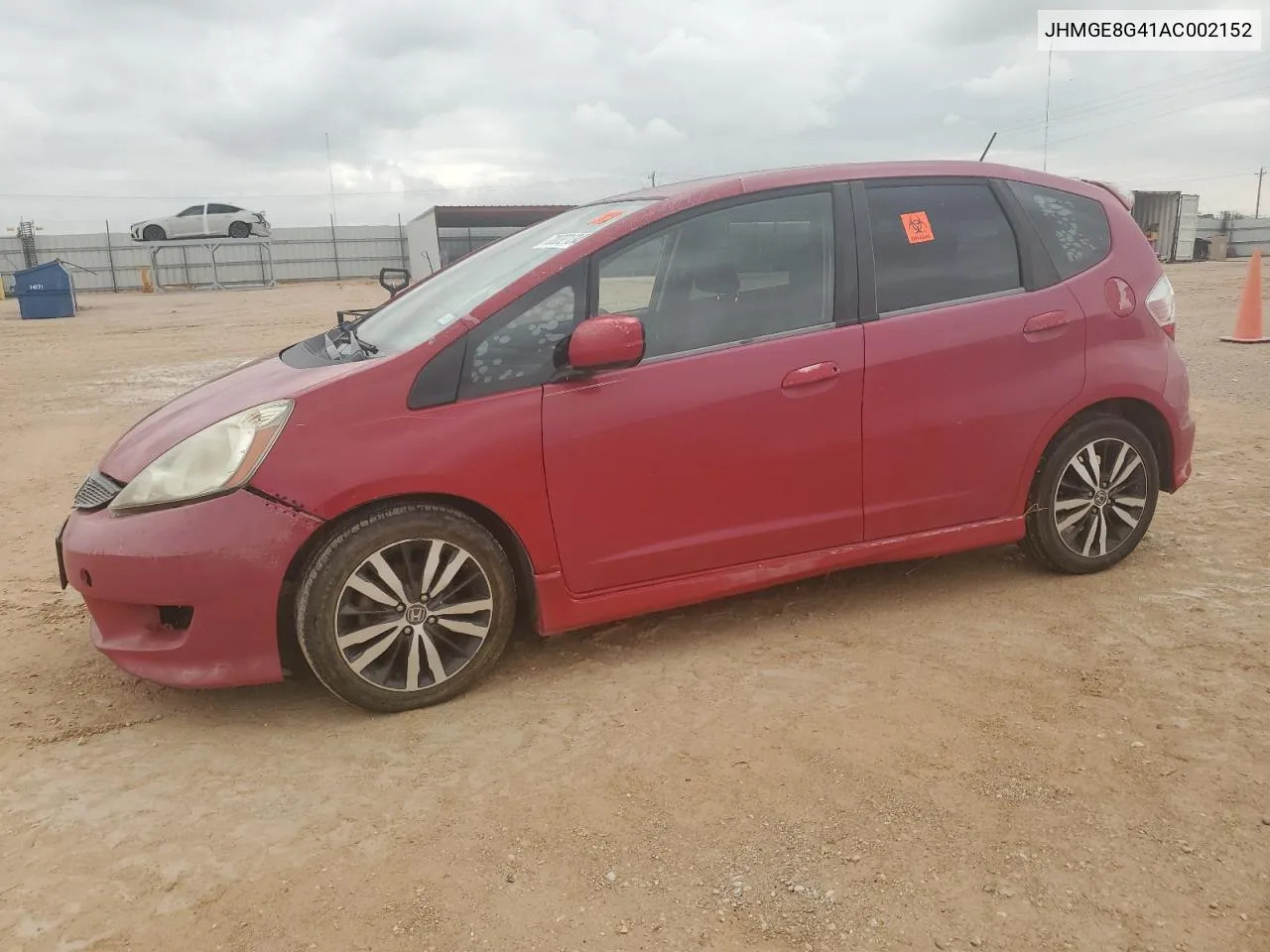 JHMGE8G41AC002152 2010 Honda Fit Sport