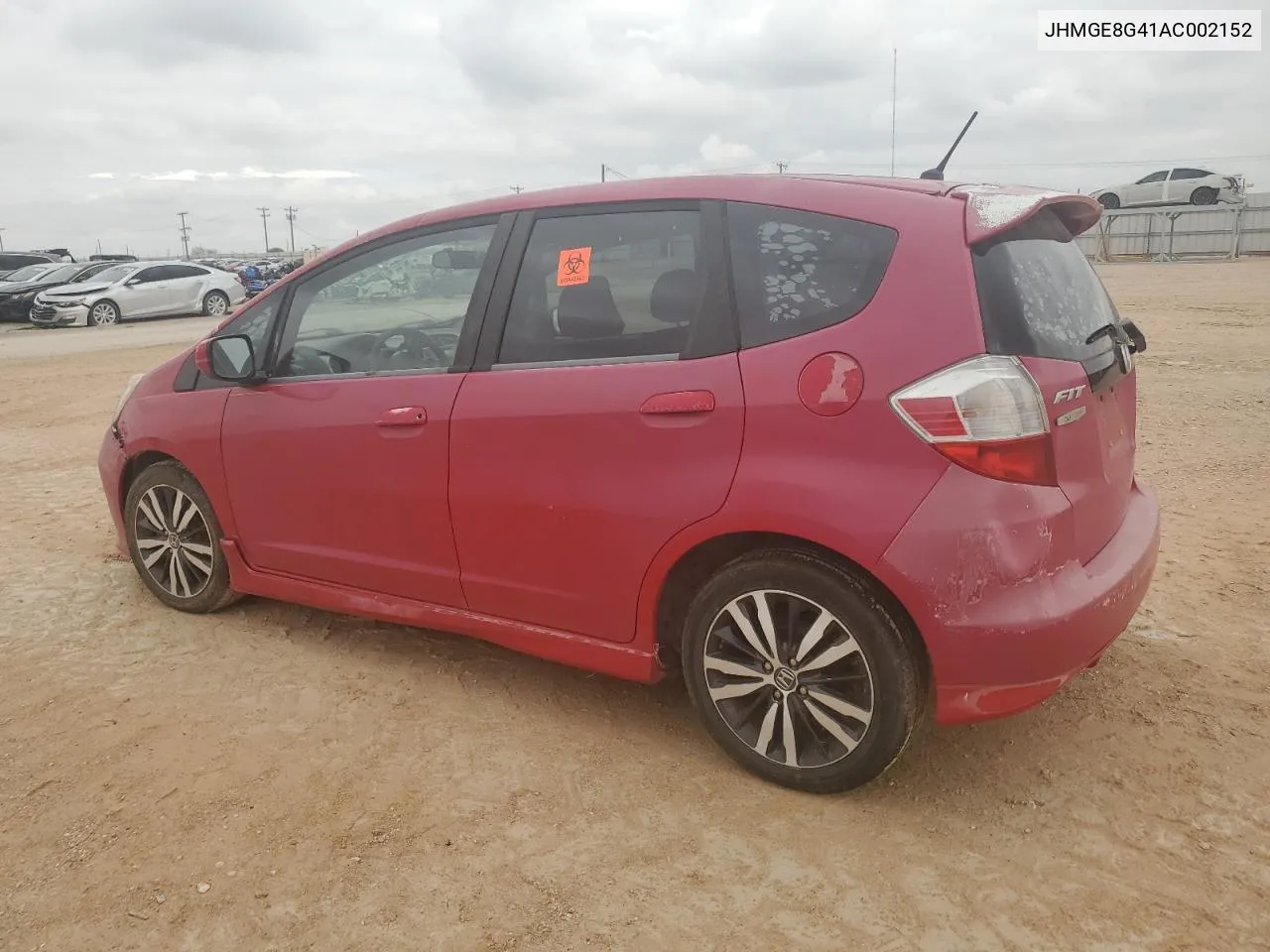 2010 Honda Fit Sport VIN: JHMGE8G41AC002152 Lot: 70032134